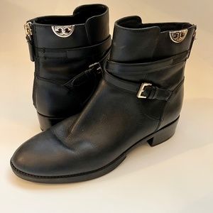 Tory Burch Ankle Boot - Black - Size 8